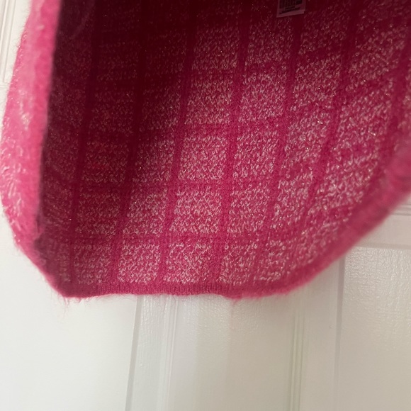 Zara Mini Rose Pink Skirt Tweed Textured NWO SIZE S - Picture 5 of 6